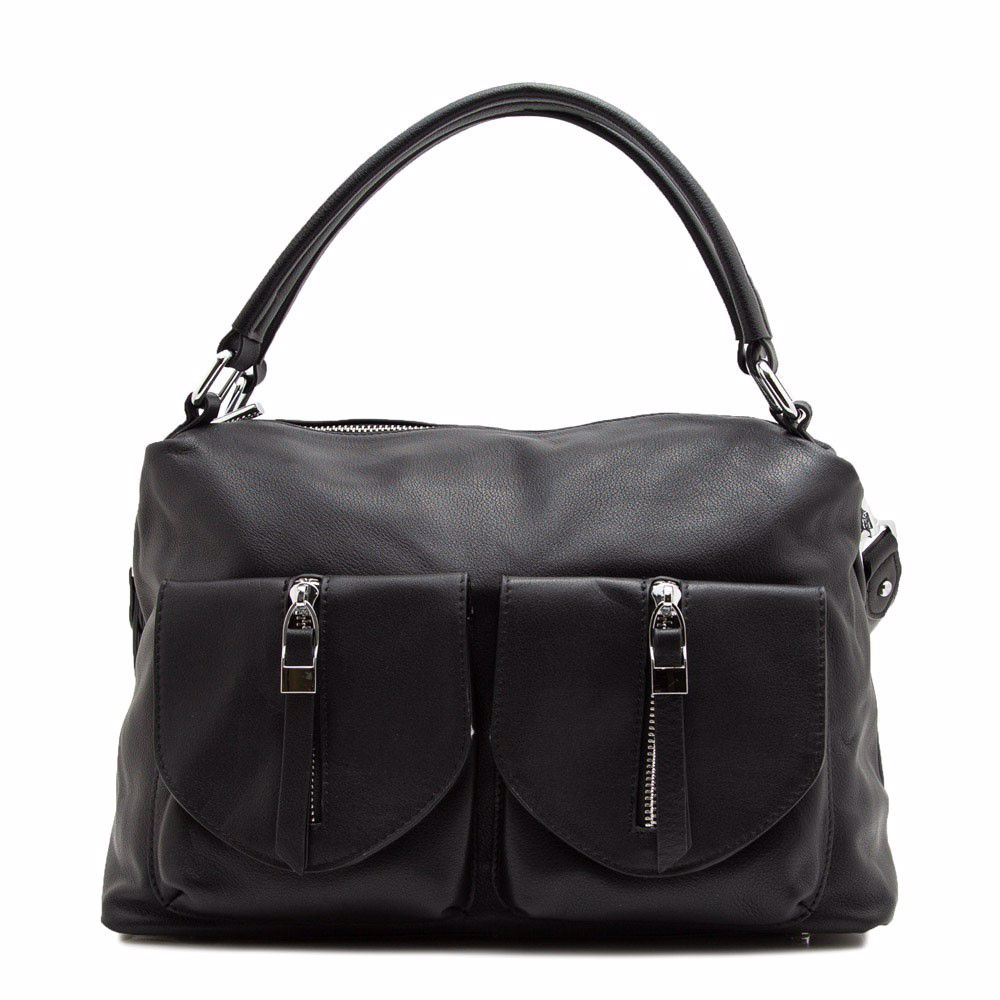 Сумка з натуральної шкіри, Чорний
Сумка з натуральної шкіри, Чорний