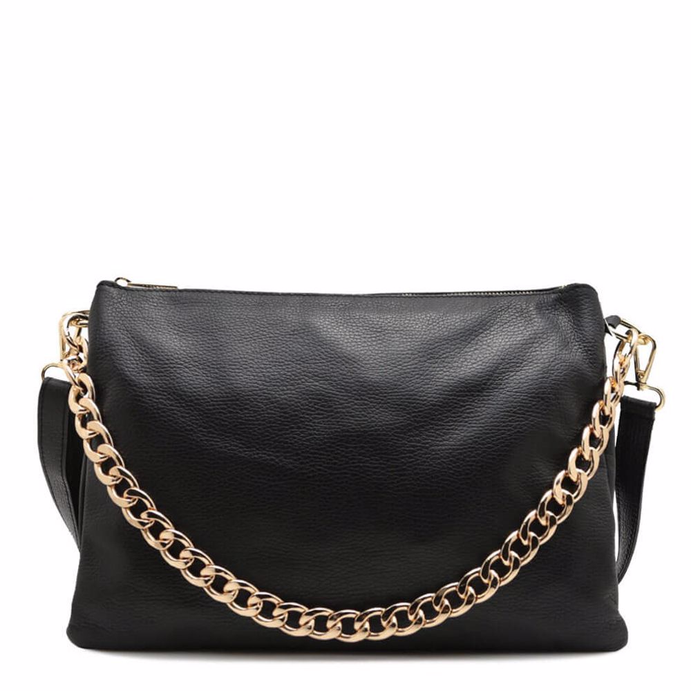 Сумка з натуральної шкіри prego, Чорний
Сумка з натуральної шкіри prego, Чорний