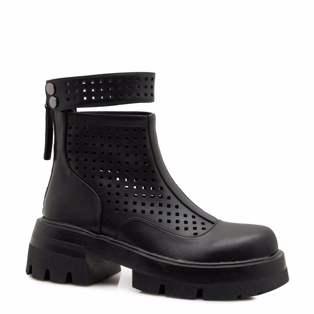 Черевики весняні на низькому ходу prego, Чорний
Черевики весняні на низькому ходу prego, Чорний