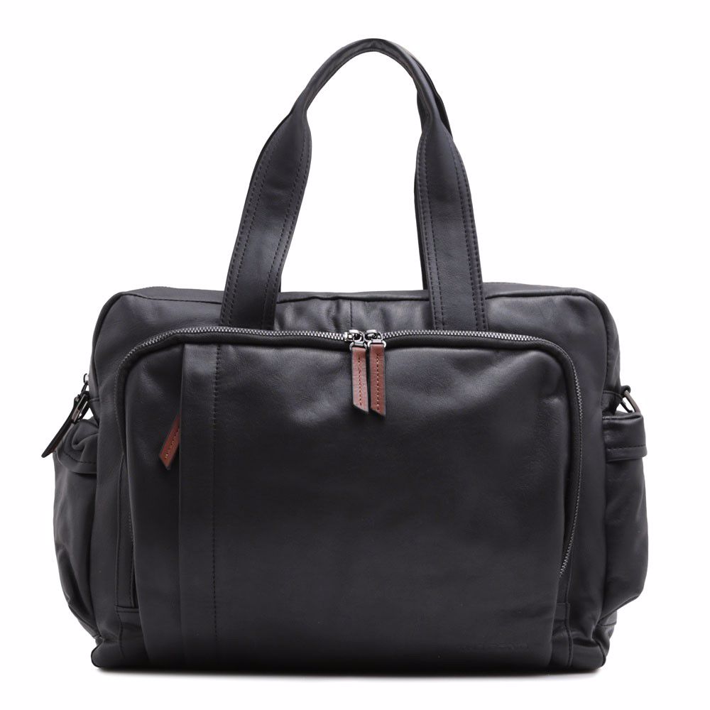 Портфель чоловічий з натуральної шкіри, Чорний