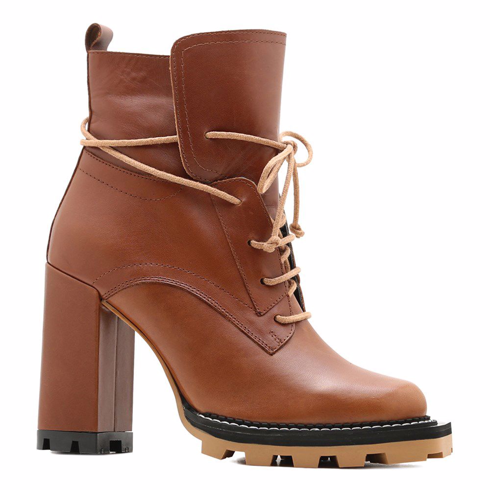 Черевики осінні на підборах prego, Коричневий
Черевики осінні на підборах prego, Коричневий