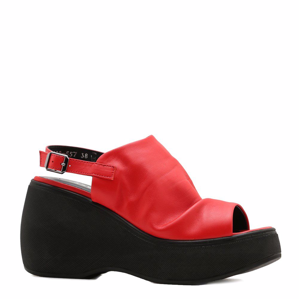 Босоніжки на платформі, Червоний
Босоніжки на платформі, Червоний