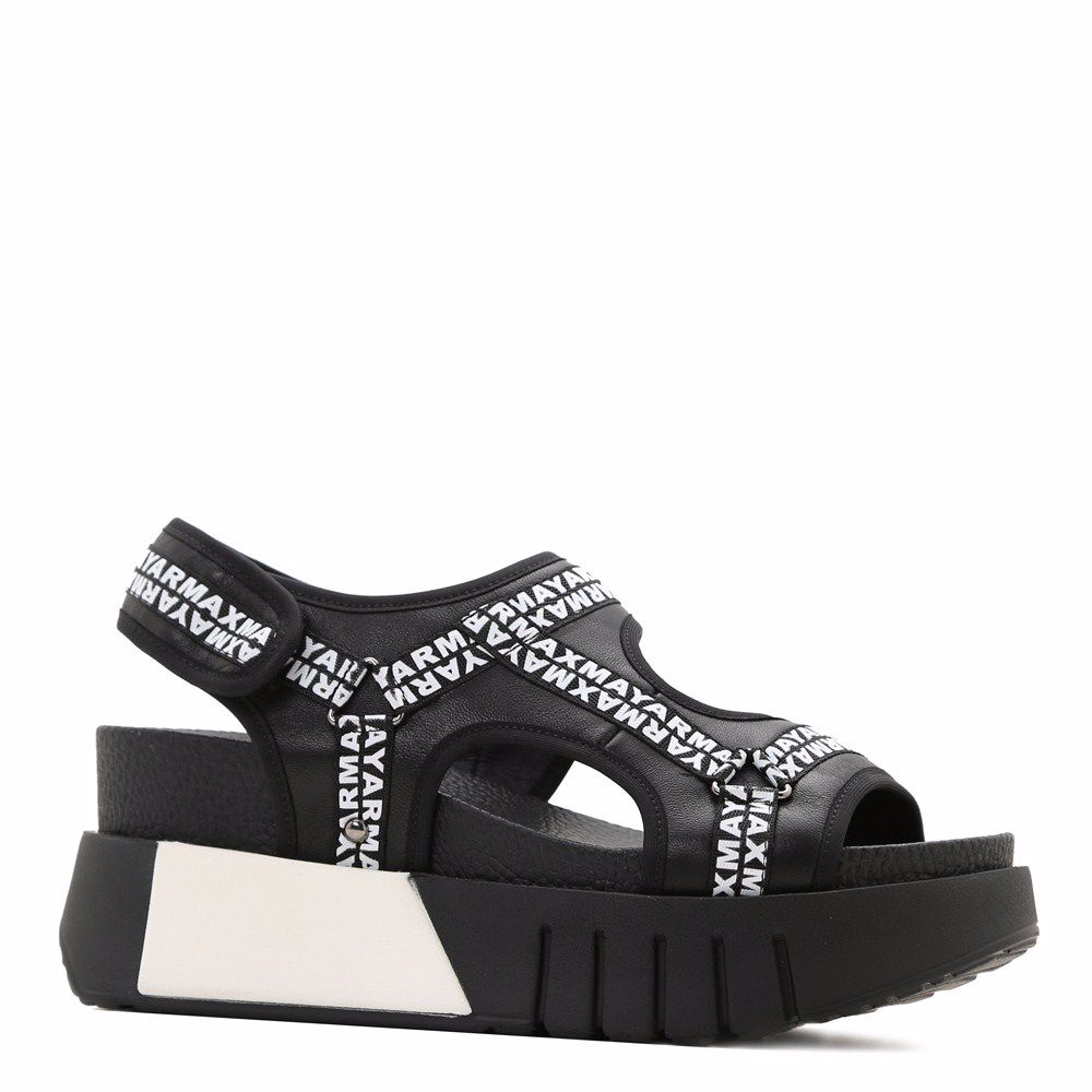 Босоніжки на платформі prego, Чорний
Босоніжки на платформі prego, Чорний