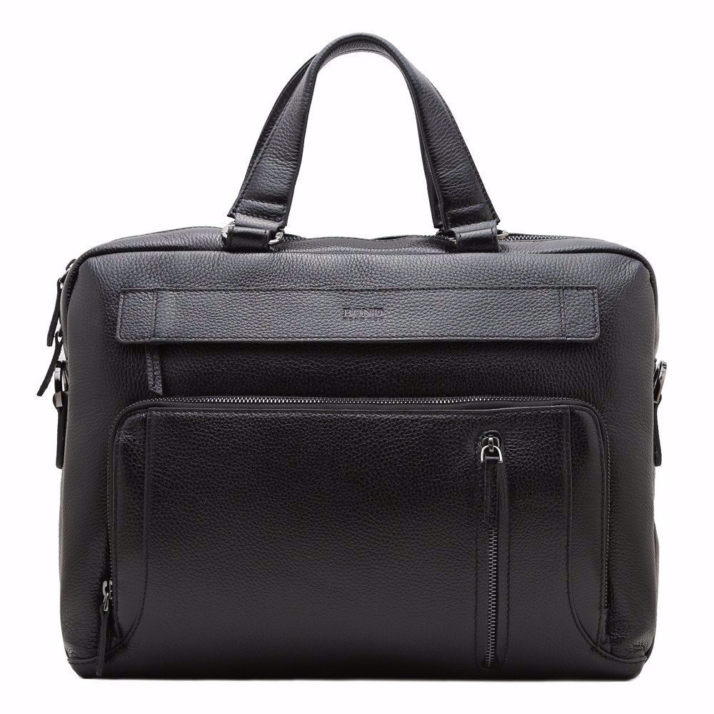 Портфель чоловічий з натуральної шкіри, Чорний
Портфель чоловічий з натуральної шкіри, Чорний