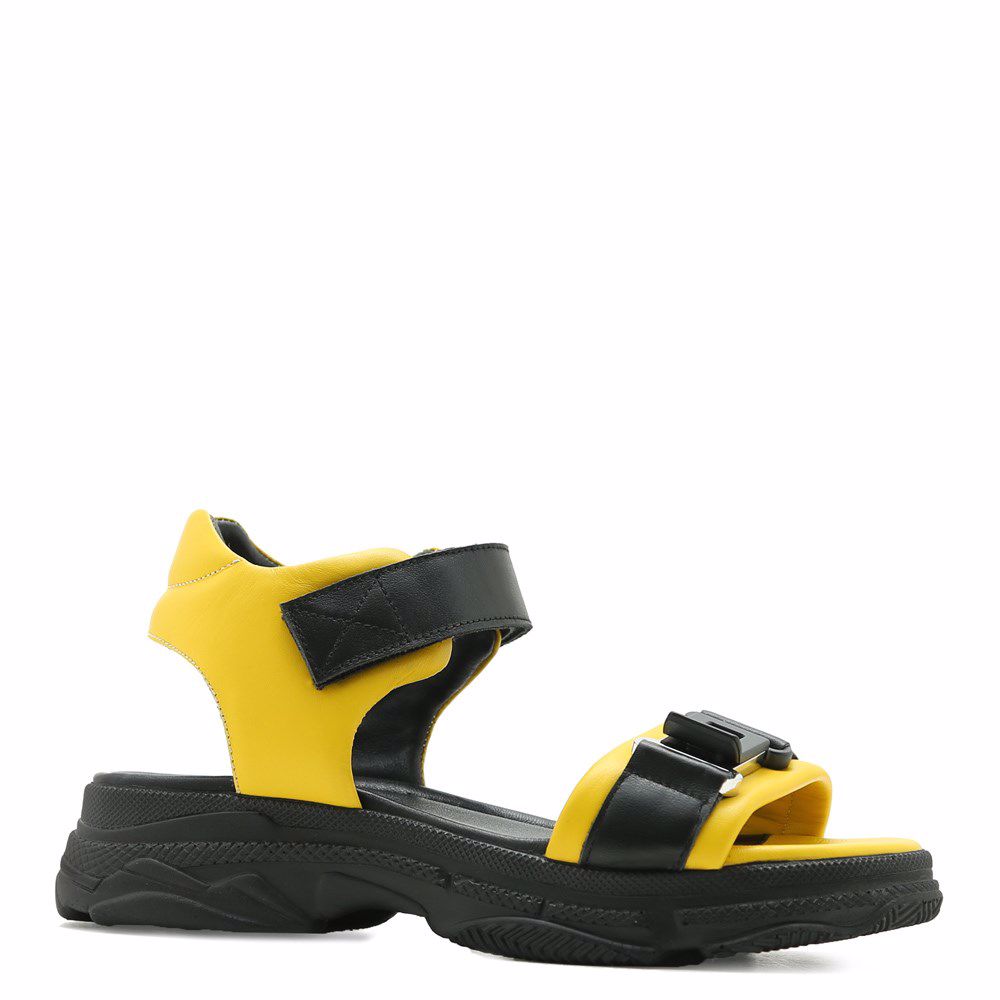 Босоніжки на низькому ходу, Жовтий
Босоніжки на низькому ходу, Жовтий