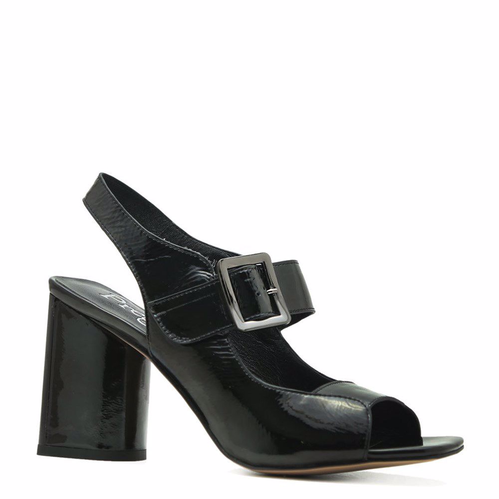 Босоніжки на підборах, Чорний
Босоніжки на підборах, Чорний