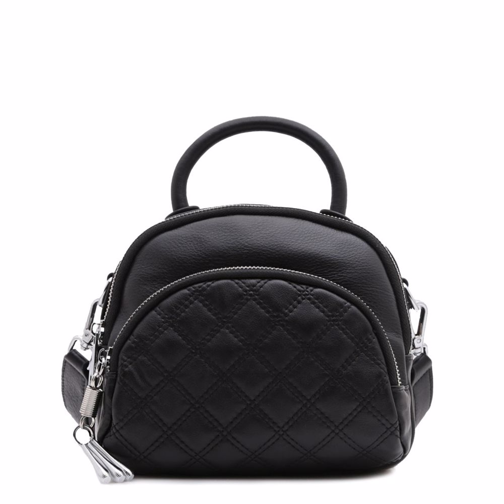 Сумка з натуральної шкіри, Чорний 
Сумка з натуральної шкіри, Чорний