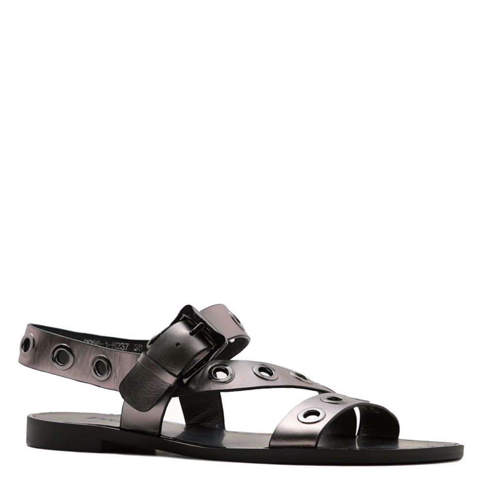 Босоніжки на низькому ходу prego, Сірий
Босоніжки на низькому ходу prego, Сірий