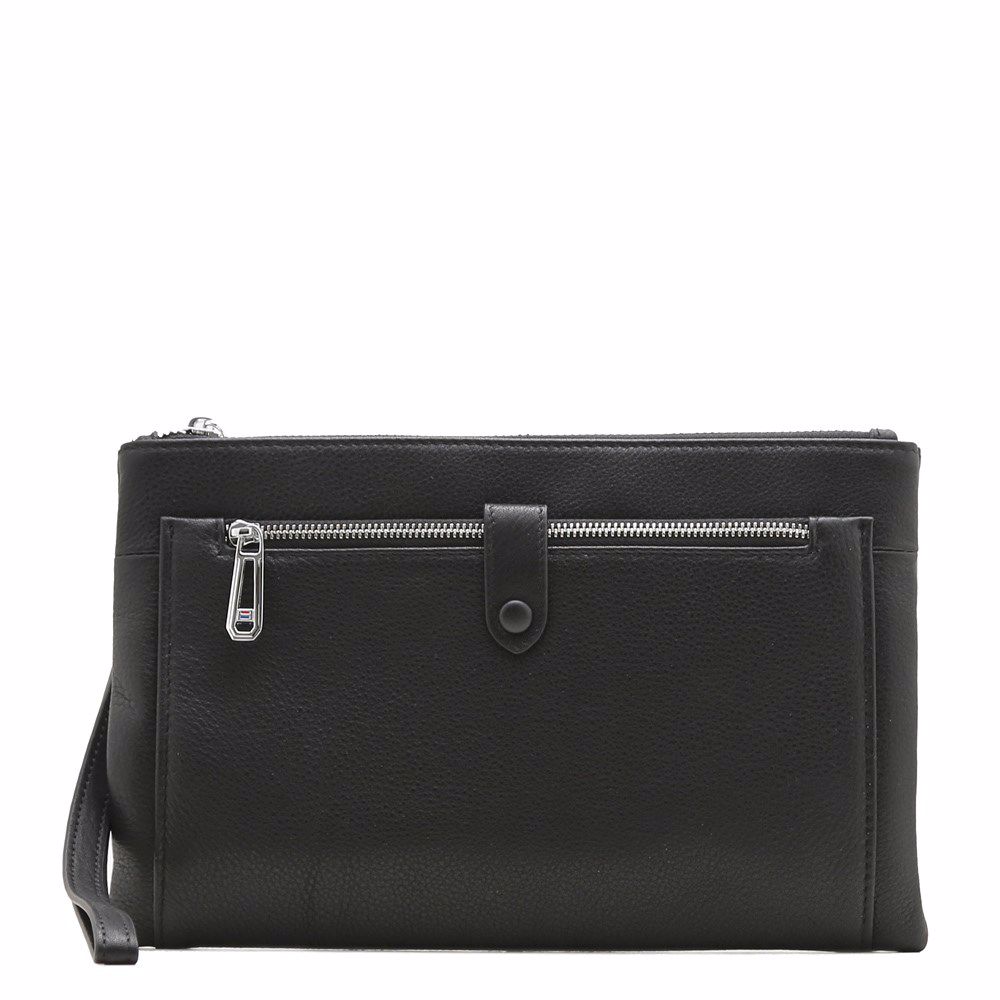 Барсетка мужская из натуральной кожи, Черный
Барсетка мужская из натуральной кожи, Черный