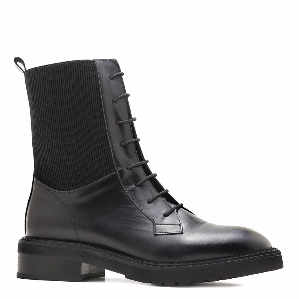 Черевики осінні на низькому ходу prego, Чорний 
Черевики осінні на низькому ходу prego, Чорний