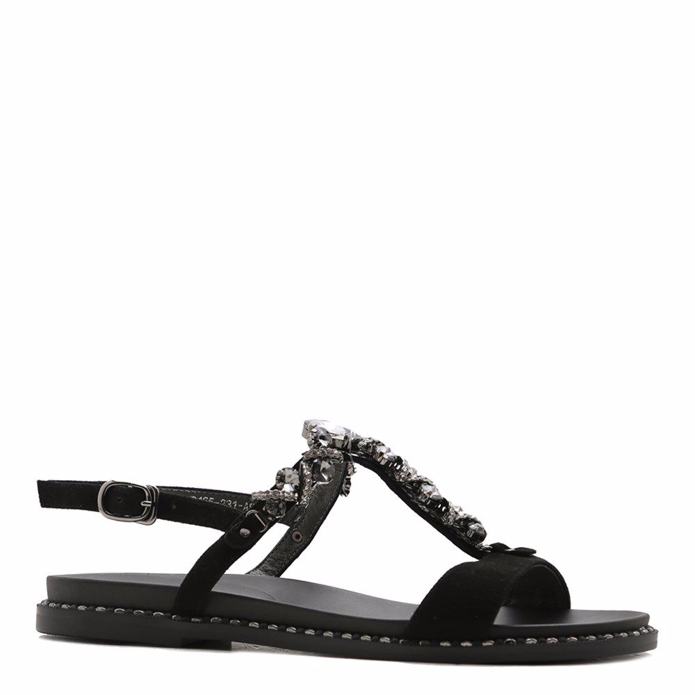 Босоніжки на низькому ходу, Чорний
Босоніжки на низькому ходу, Чорний