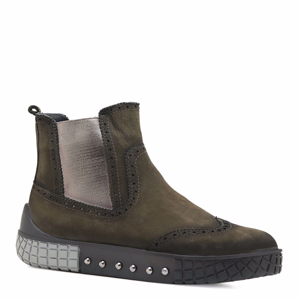 Ботинки осенние на низком ходу, Хакі 
Ботинки осенние на низком ходу, Хакі