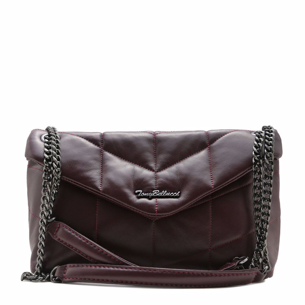 Сумка з натуральної шкіри, Бордовий 
Сумка з натуральної шкіри, Бордовий