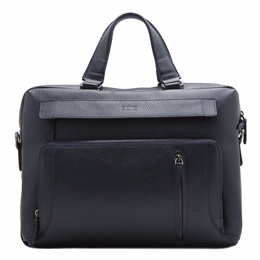 Портфель чоловічий з натуральної шкіри, Синій
Портфель чоловічий з натуральної шкіри, Синій