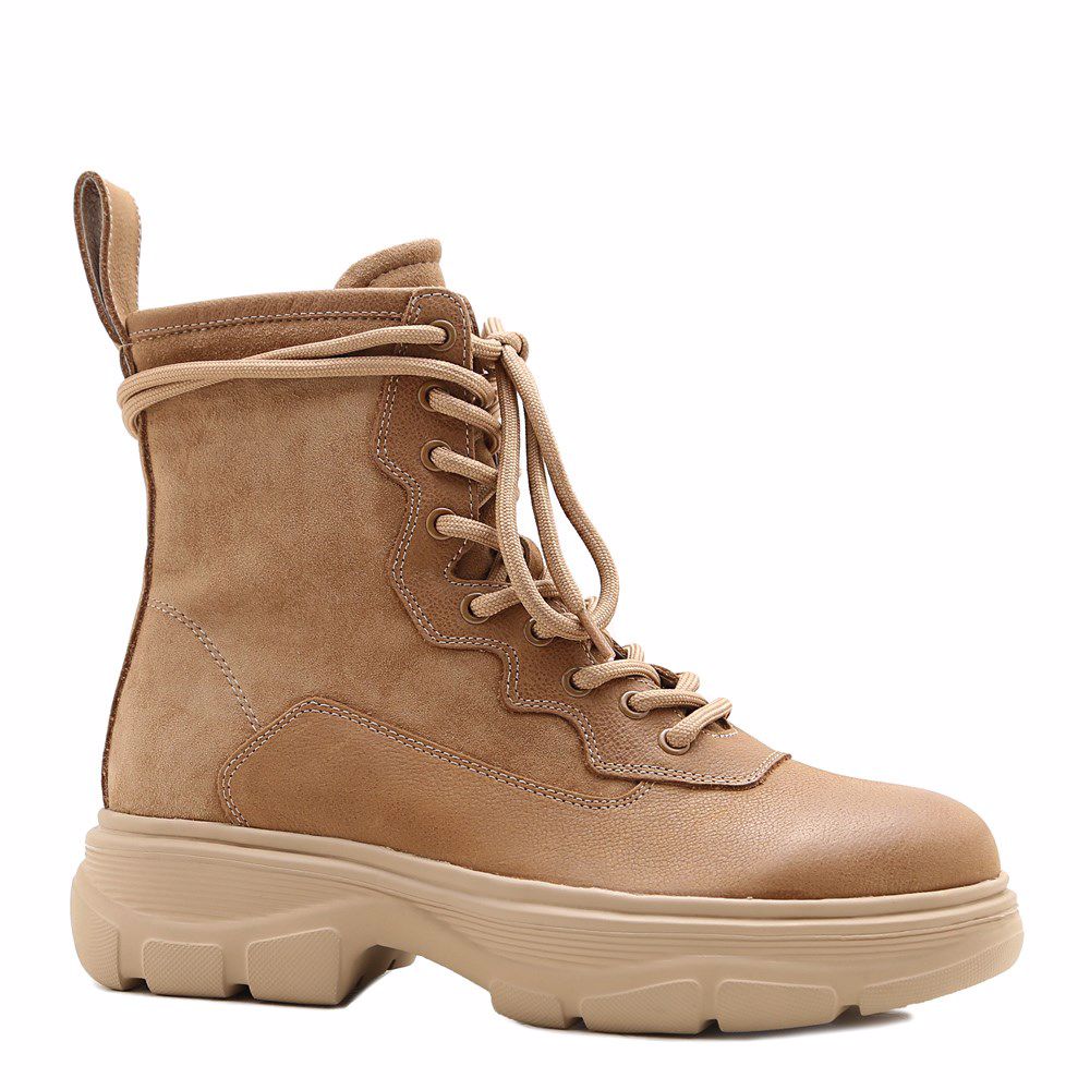 Черевики осінні на низькому ходу prego, Бежевий 
Черевики осінні на низькому ходу prego, Бежевий