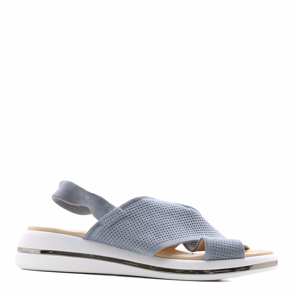 Босоніжки на низькому ходу, Блакитний
Босоніжки на низькому ходу, Блакитний