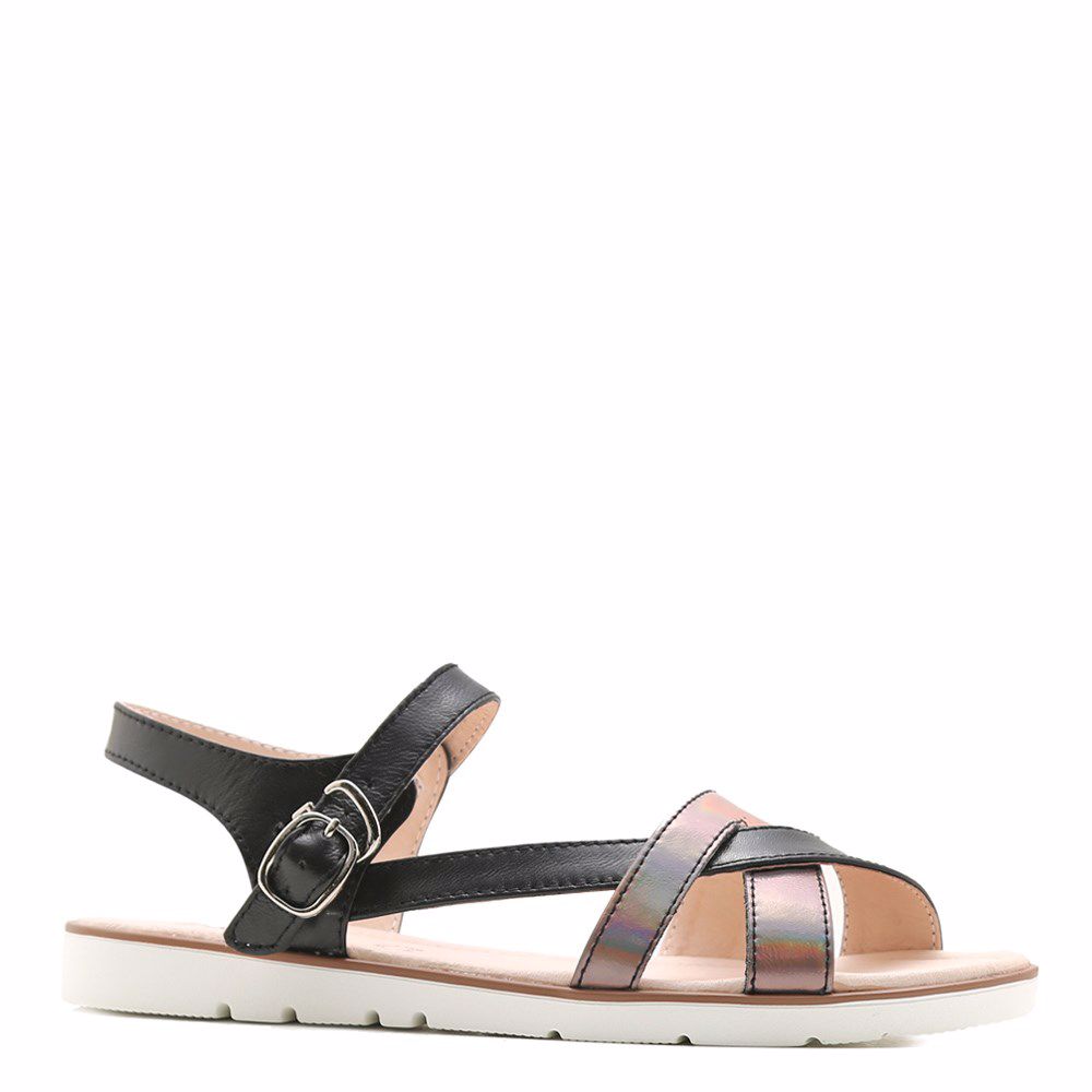 Босоніжки на низькому ходу, Чорний
Босоніжки на низькому ходу, Чорний