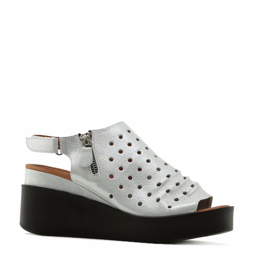 Босоножки на платформе, Серебро
Босоножки на платформе, Серебро
