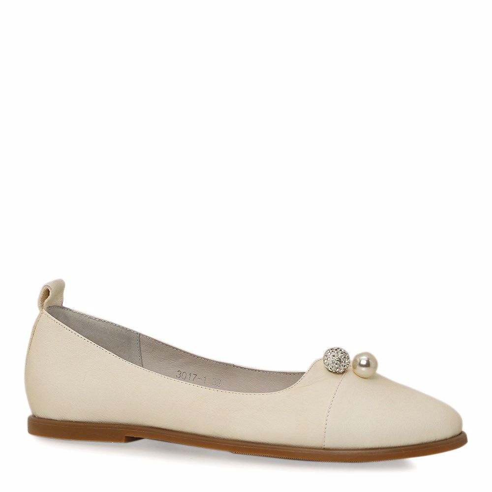 Туфли на низком ходу, Кремовий
Туфли на низком ходу, Кремовий