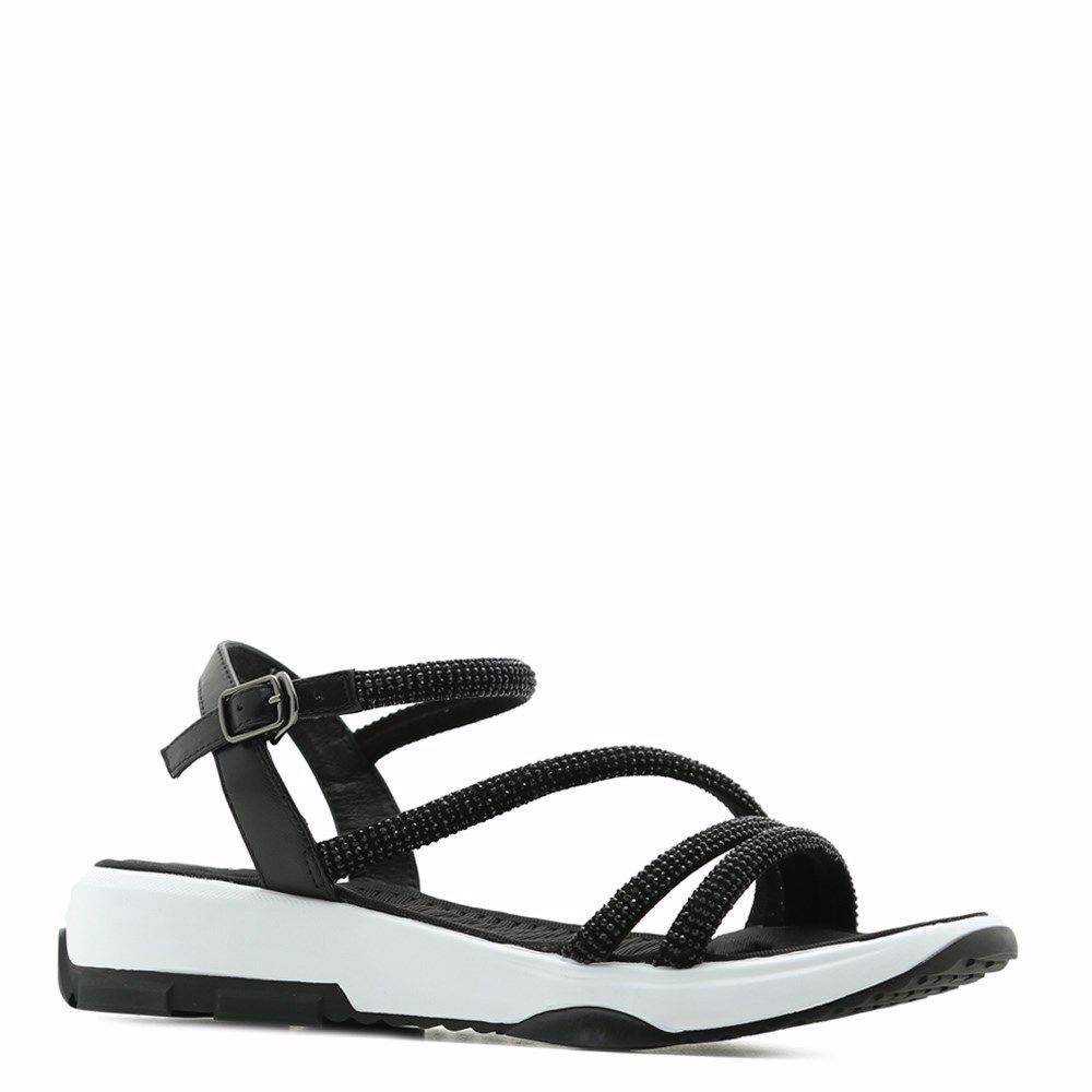 Босоніжки на низькому ходу, Чорний
Босоніжки на низькому ходу, Чорний