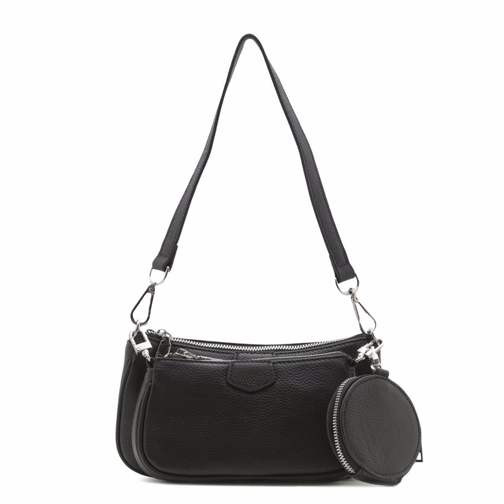 Сумка-почтальонка, Чорний
Сумка-почтальонка, Чорний