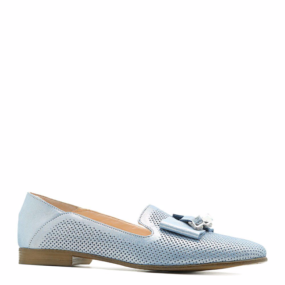 Туфли с перфорацией, Блакитний 
Туфли с перфорацией, Блакитний