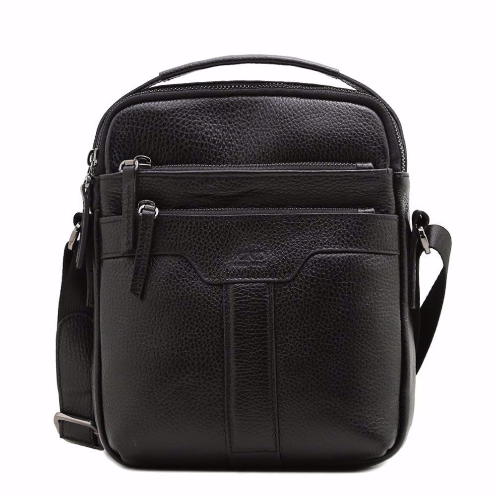 Сумка чоловіча з натуральної шкіри, Чорний
Сумка чоловіча з натуральної шкіри, Чорний