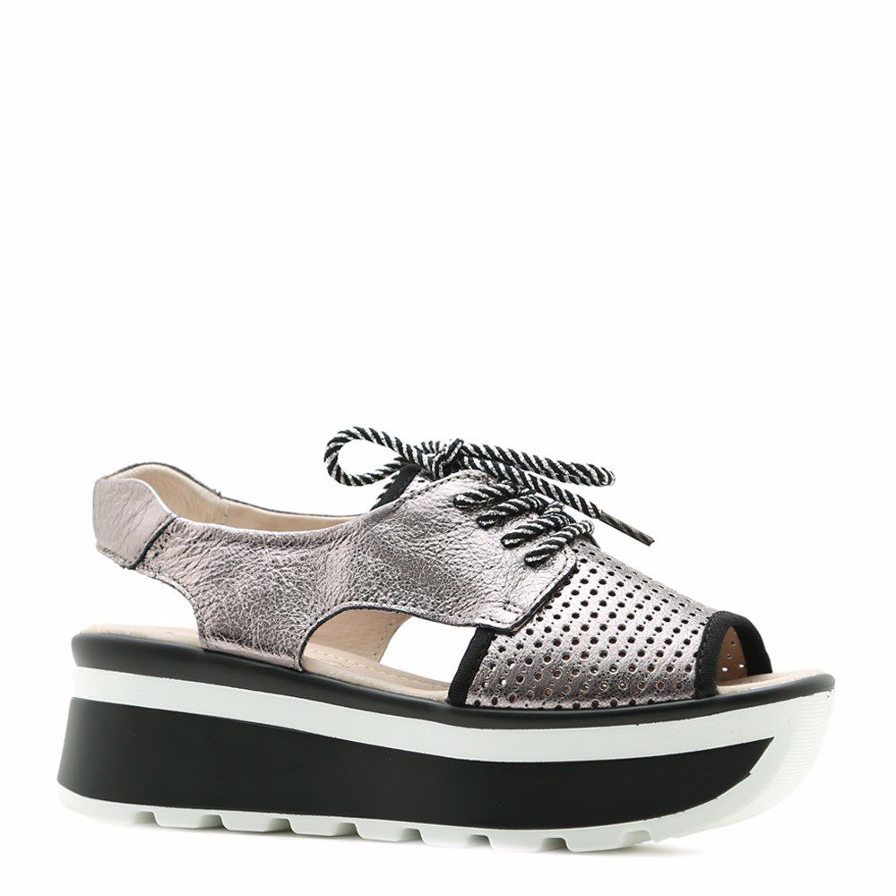 Босоніжки на платформі, Бронзовий
Босоніжки на платформі, Бронзовий