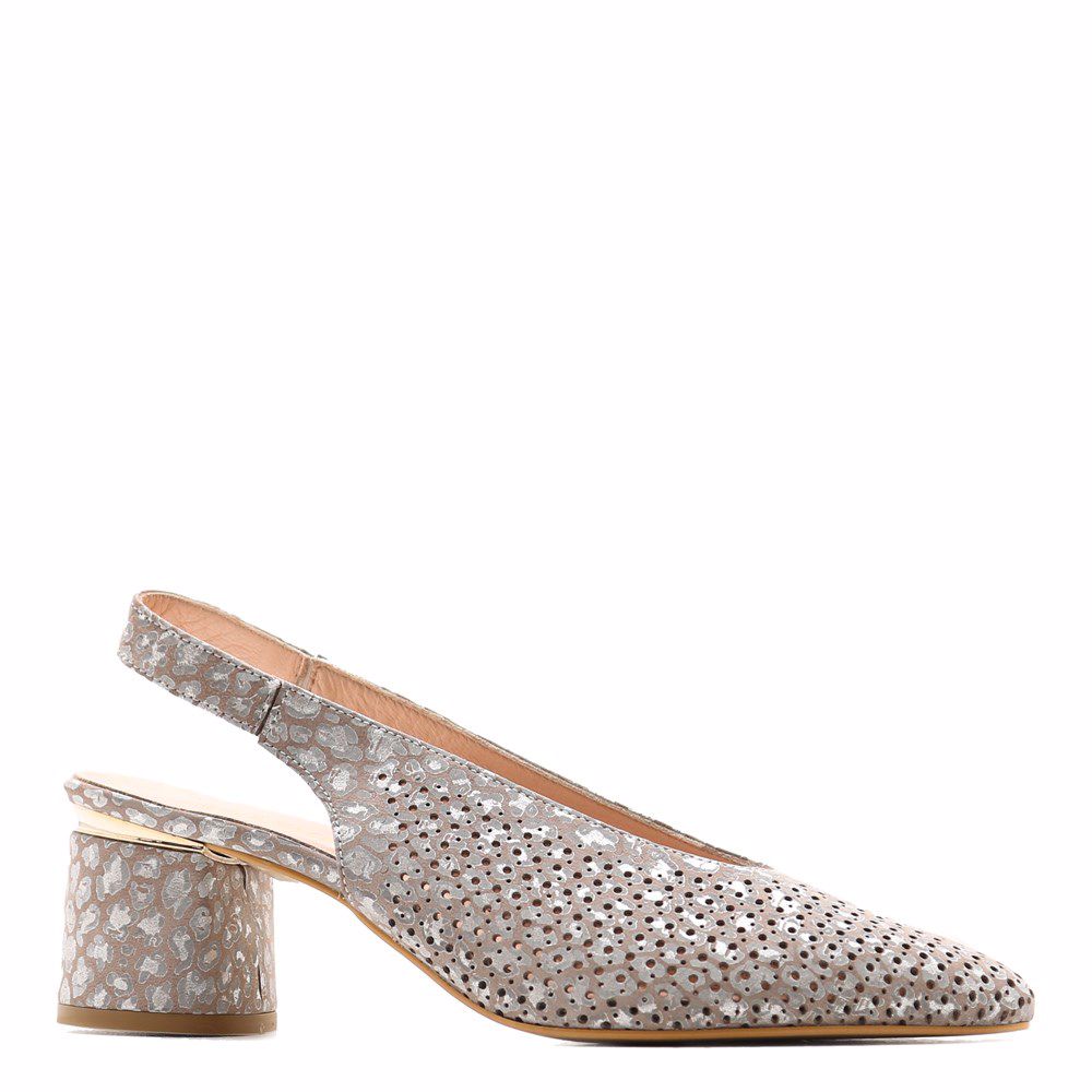 Босоніжки на підборах, Бежевий
Босоніжки на підборах, Бежевий