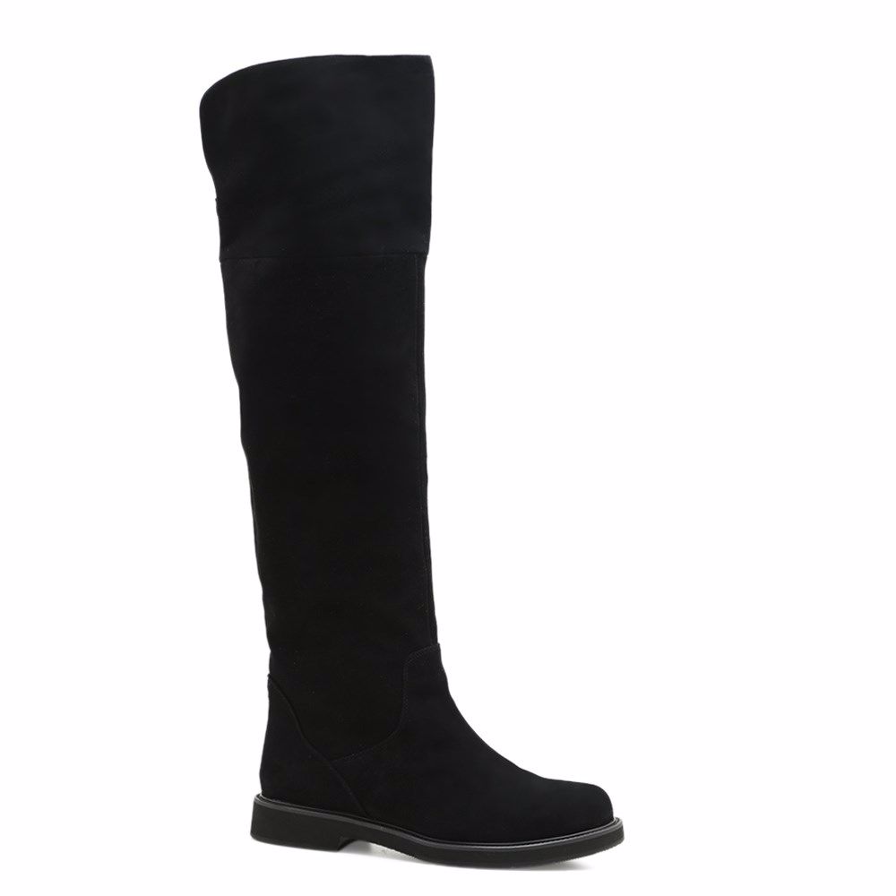 Ботфорты зимние на низком ходу, Черный
Ботфорты зимние на низком ходу, Черный