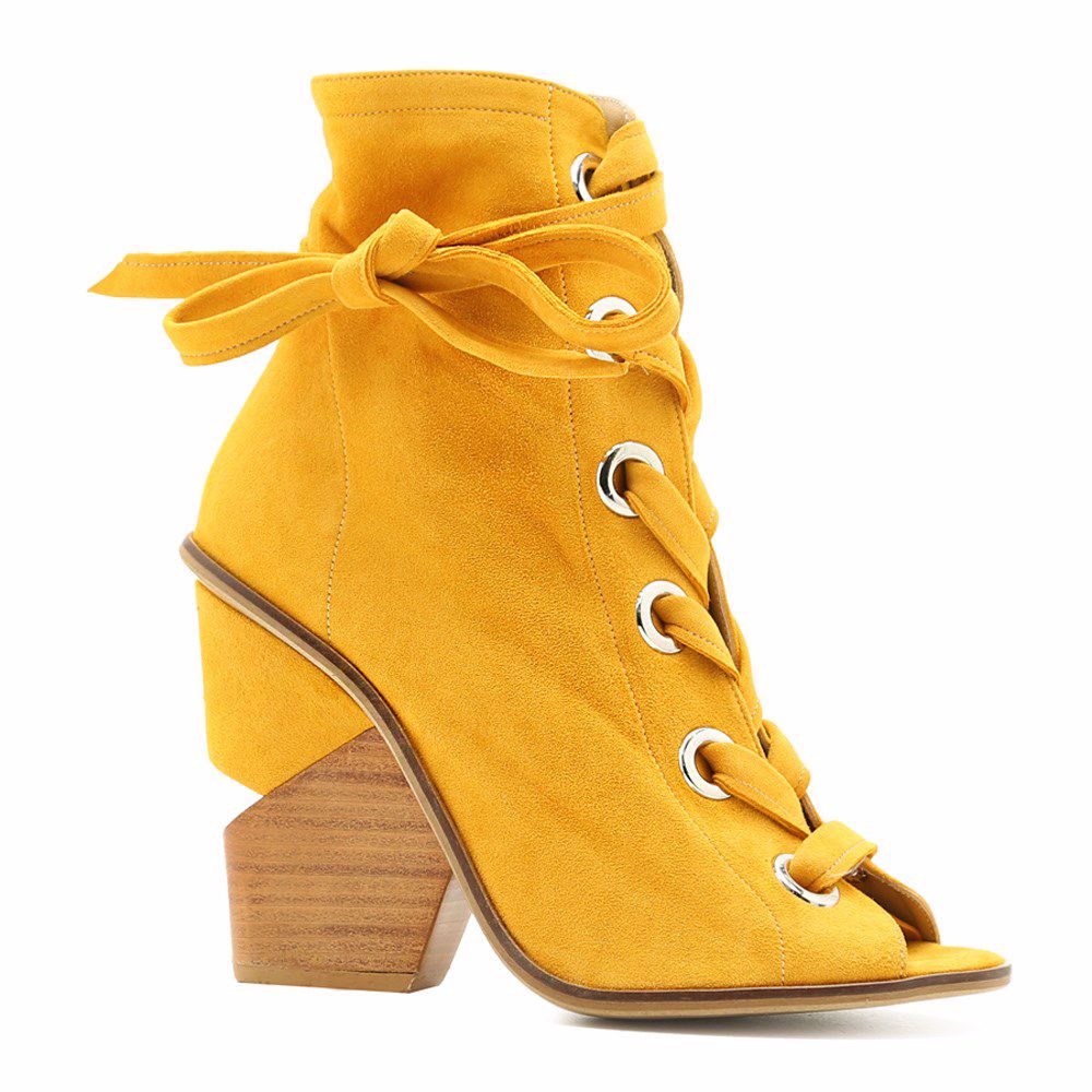 Босоніжки на підборах, Жовтий
Босоніжки на підборах, Жовтий