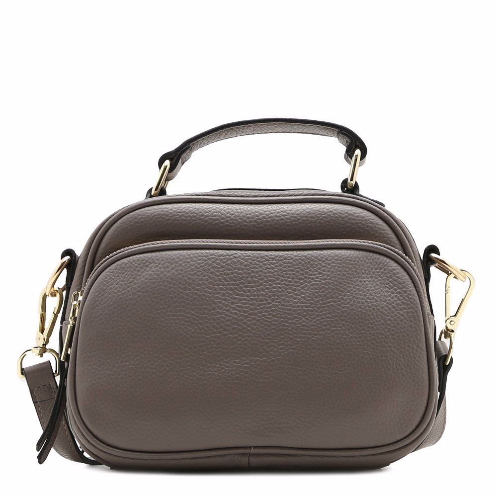 Сумка из натуральной кожи, Серый 
Сумка из натуральной кожи, Серый