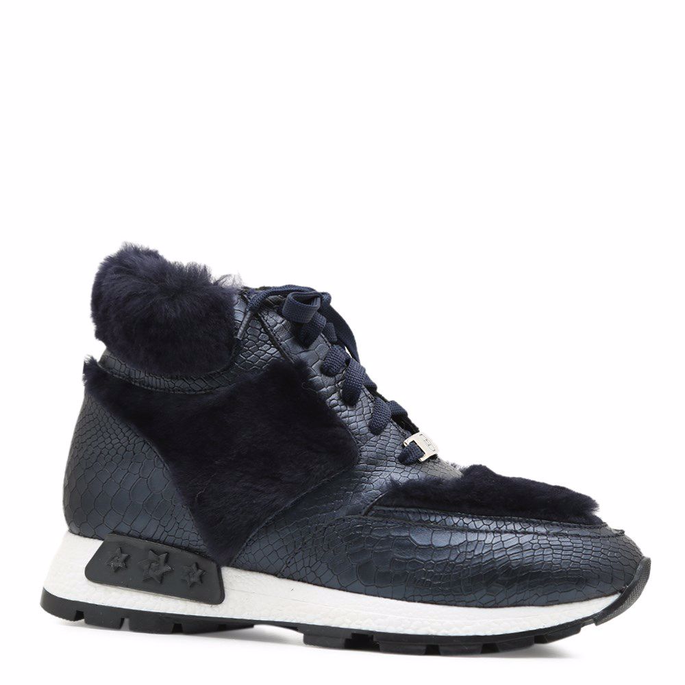 Черевики зимові на низькому ходу, Синій
Черевики зимові на низькому ходу, Синій