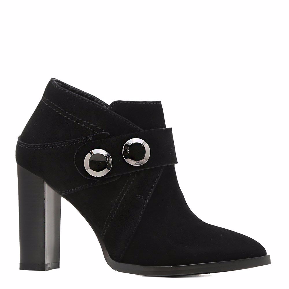 Ботильони на підборах, Чорний
Ботильони на підборах, Чорний