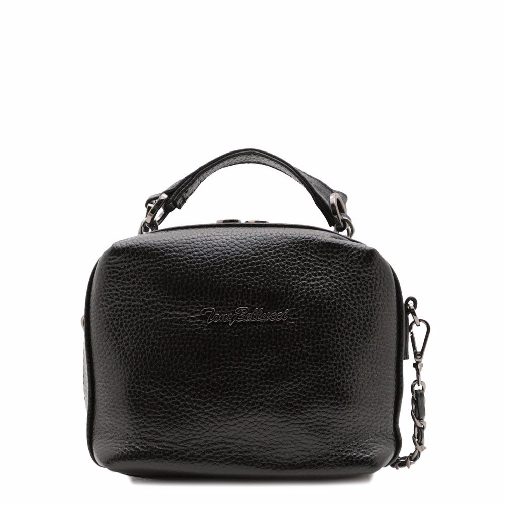 Сумка з натуральної шкіри, Чорний 
Сумка з натуральної шкіри, Чорний