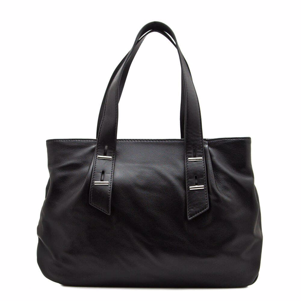 Сумка з натуральної шкіри, Чорний 
Сумка з натуральної шкіри, Чорний