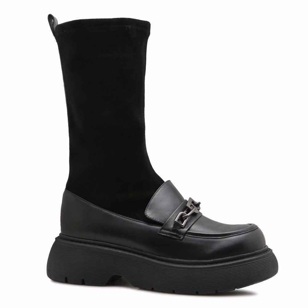 Чоботи осінні на низькому ходу prego, Чорний
Чоботи осінні на низькому ходу prego, Чорний