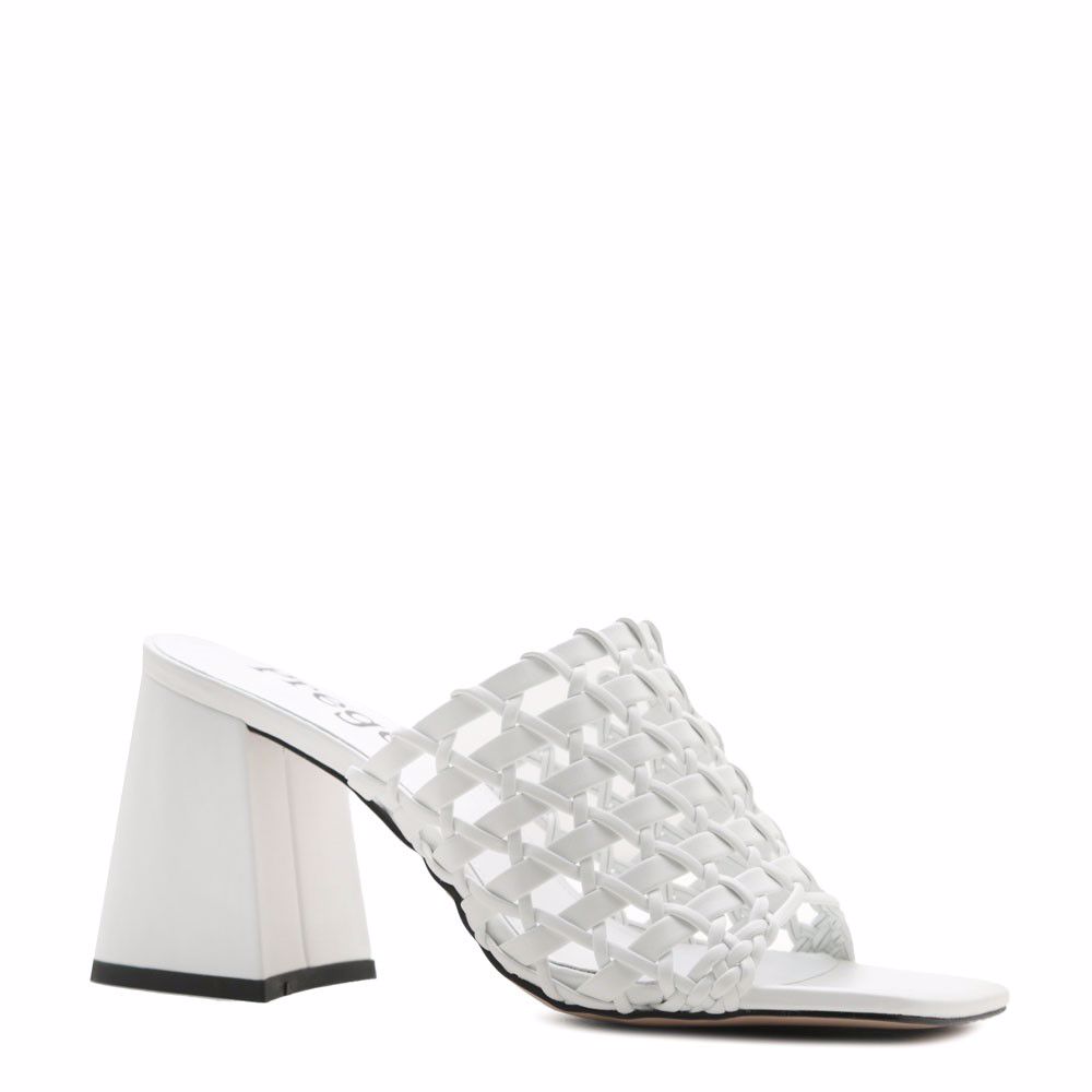 Шльопанці на підборах prego, Білий
Шльопанці на підборах prego, Білий