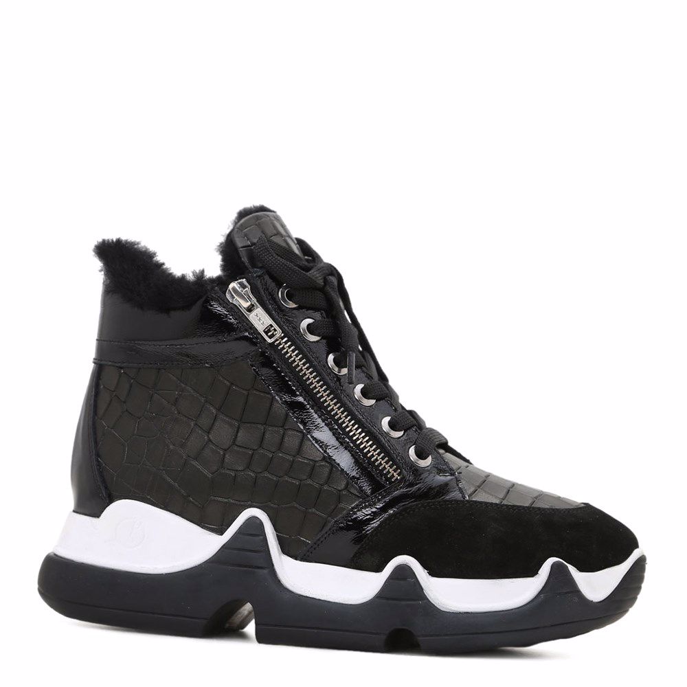 Черевики зимові на низькому ходу, Чорний
Черевики зимові на низькому ходу, Чорний