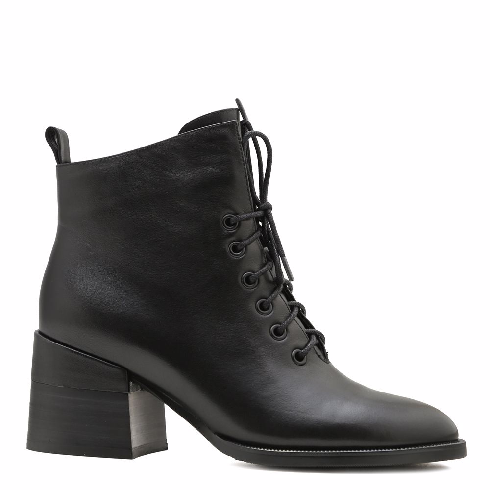 Черевики осінні на підборах prego, Чорний 
Черевики осінні на підборах prego, Чорний