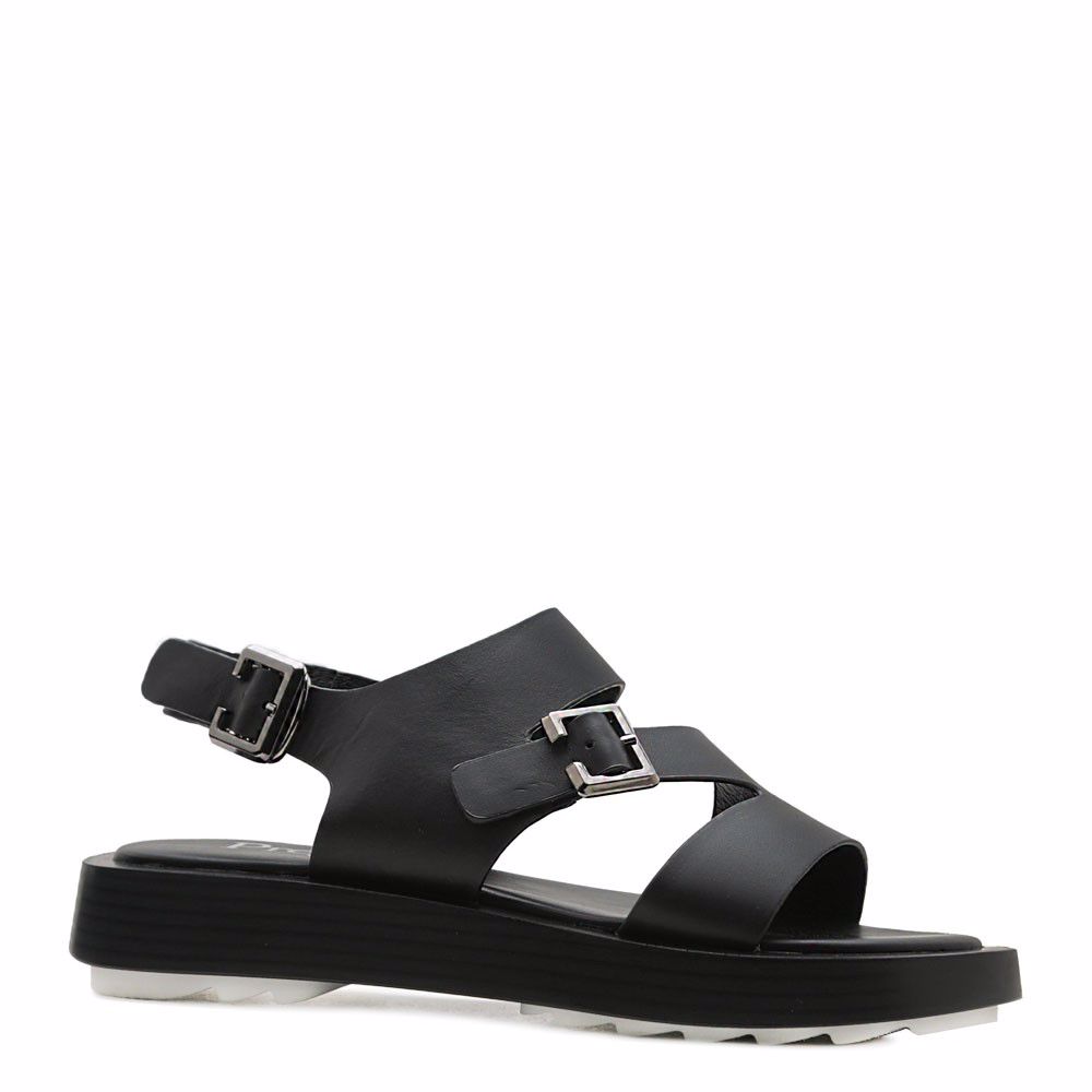 Босоніжки на низькому ходу prego, Чорний
Босоніжки на низькому ходу prego, Чорний