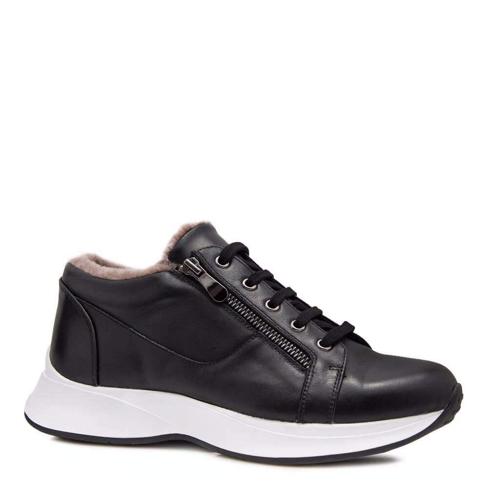 Туфлі зимові на низькому ходу prego, Чорний
Туфлі зимові на низькому ходу prego, Чорний