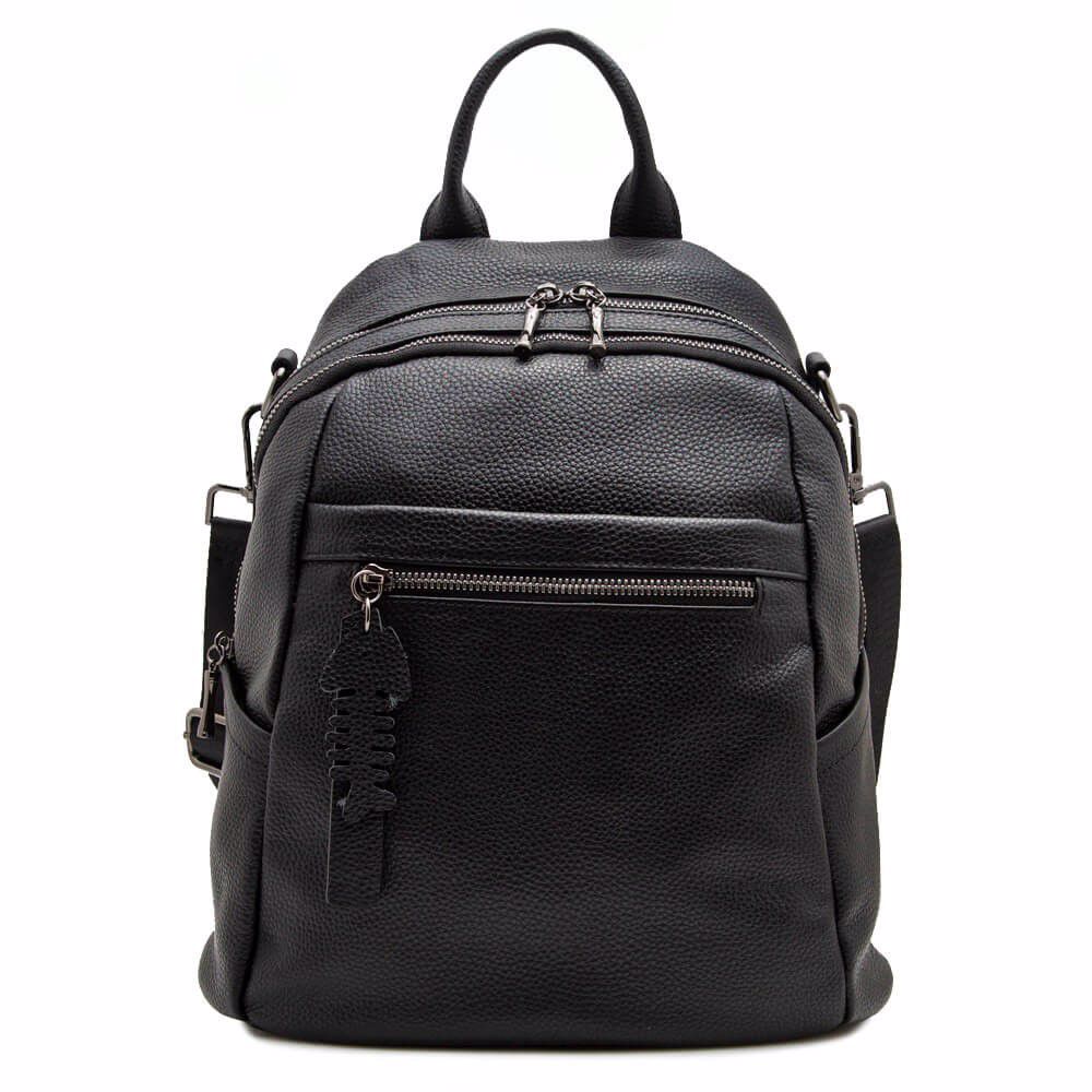 Рюкзак жіночий шкіряний, Чорний
Рюкзак жіночий шкіряний, Чорний