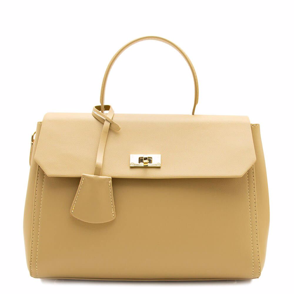 Сумка з натуральної шкіри, Жовтий 
Сумка з натуральної шкіри, Жовтий