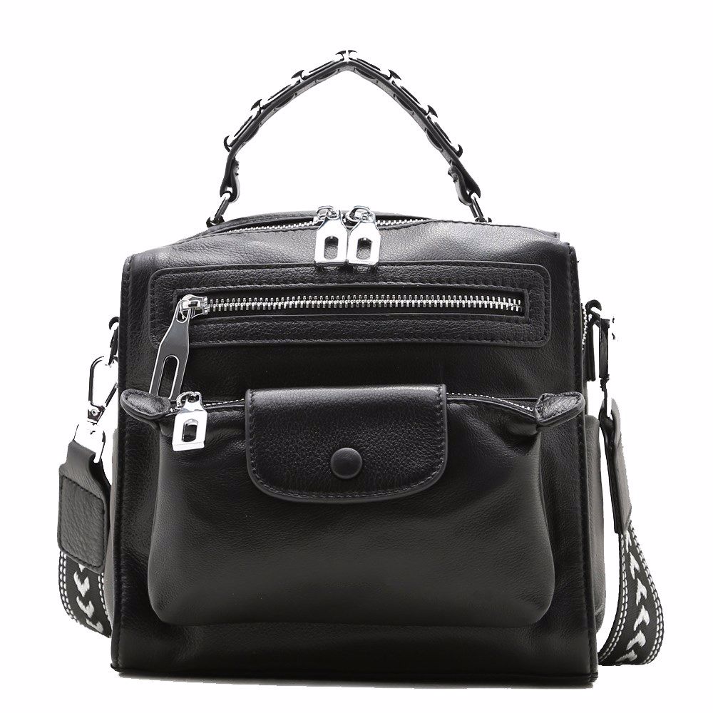 Рюкзак женский кожаный, Черный
Рюкзак женский кожаный, Черный