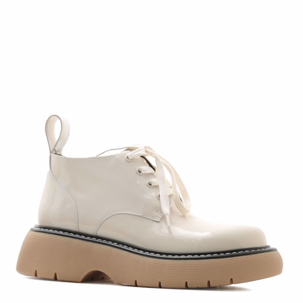 Черевики весняні на низькому ходу prego, Кремовий 
Черевики весняні на низькому ходу prego, Кремовий