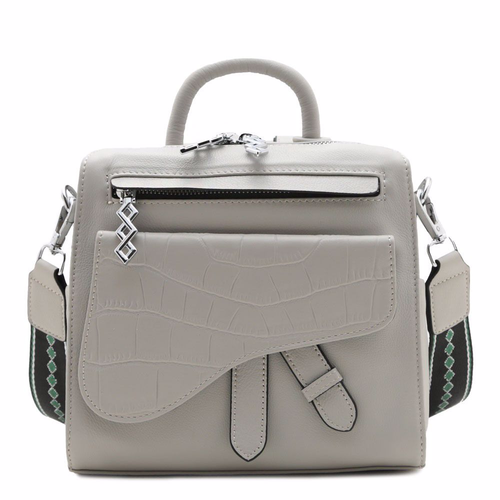 Рюкзак жіночий з натуральної шкіри, Сірий
Рюкзак жіночий з натуральної шкіри, Сірий