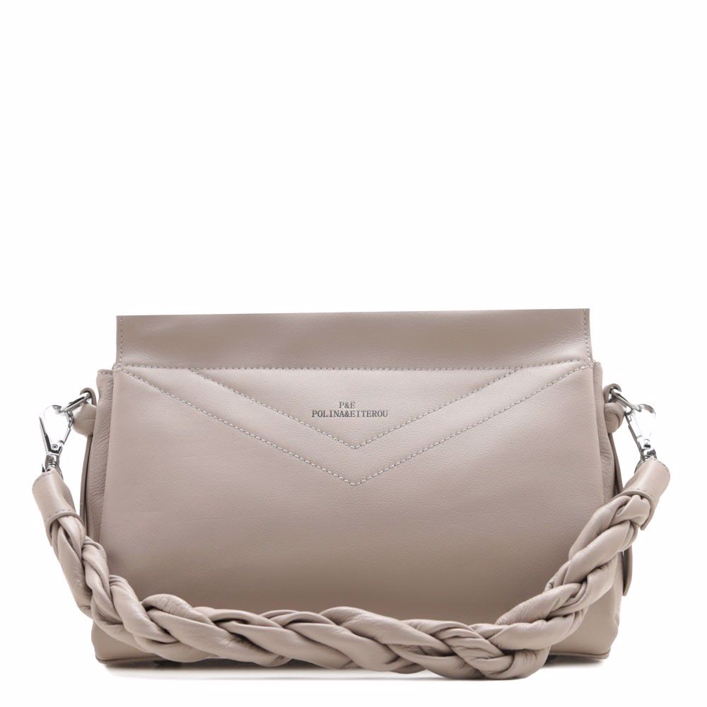 Сумка з натуральної шкіри, Сірий 
Сумка з натуральної шкіри, Сірий