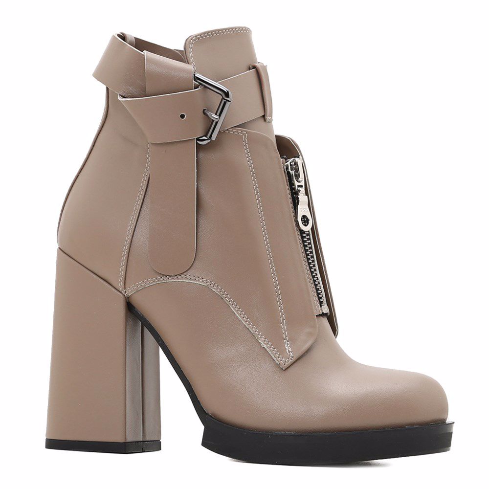 Черевики осінні на підборах, Бежевий
Черевики осінні на підборах, Бежевий