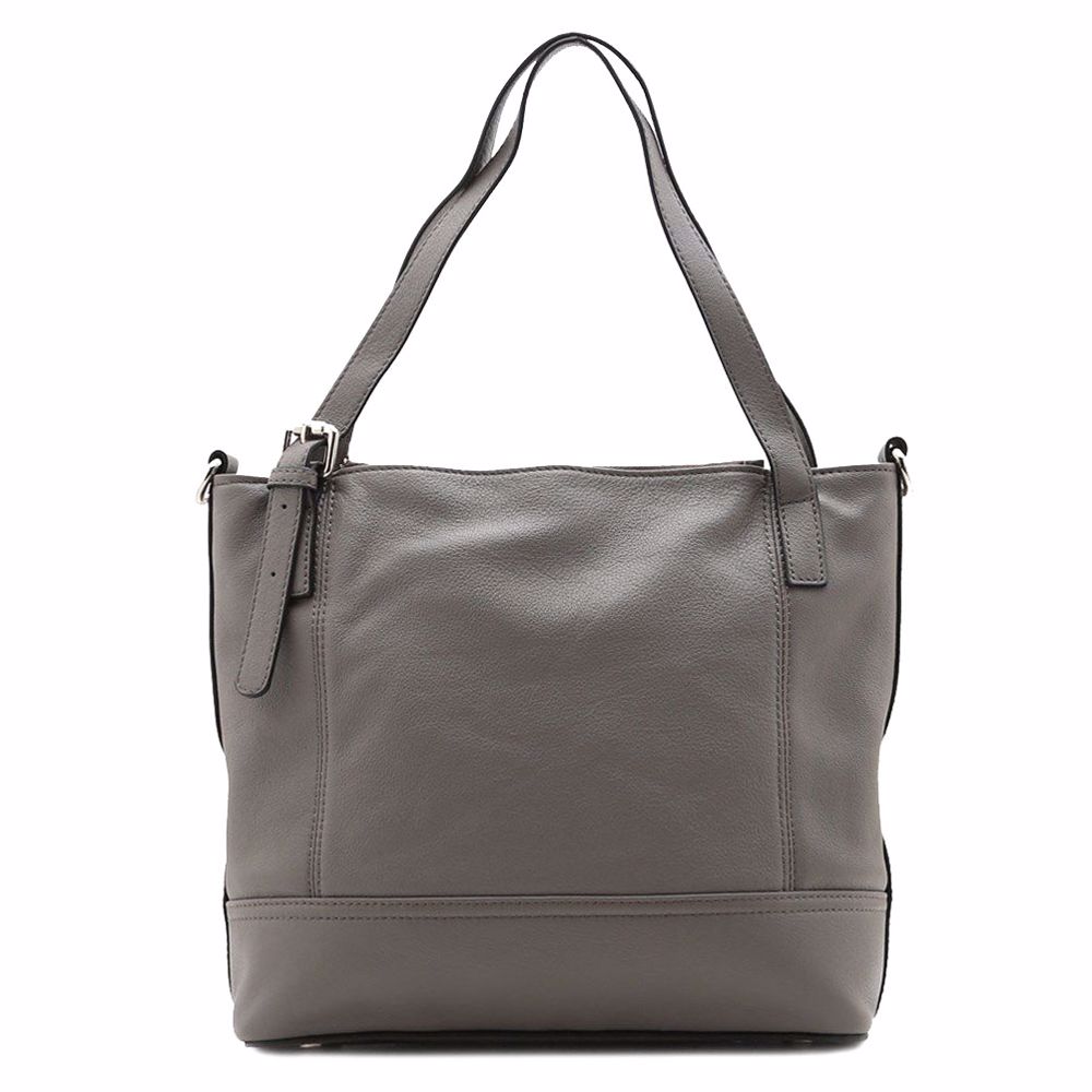 Сумка з натуральної шкіри, Сірий 
Сумка з натуральної шкіри, Сірий
